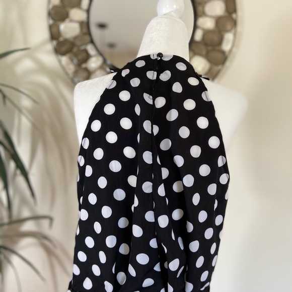 NWOT Black/White Polka Dot Dress - Picture 3 of 4